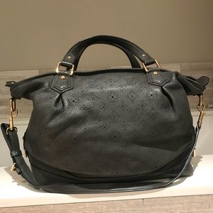 Louis Vuitton Stellar GM- Gray Mahina Leather Bag